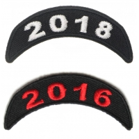 Year Rocker Patches