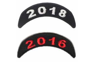 Year Rocker Patches Year Rocker Patches
