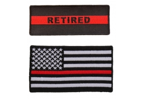 Thin Red Line Firemen Patches