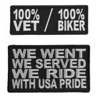 Biker Military Patches