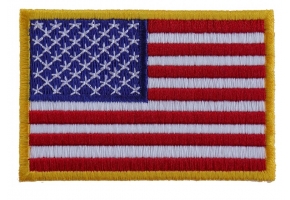 $1.25 Wholesale Iron on Flag Patches
