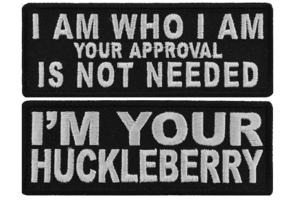 I Am Who I Am Your Approval Is Not Needed Iron On Patch Rockabilly Biker Gift Ap 