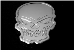Skull biker pins  