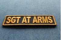 Black Yellow Rank Patches
