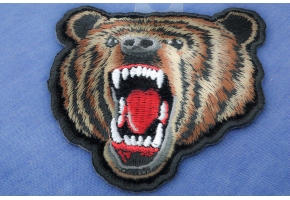 Embroidered Bear Patches