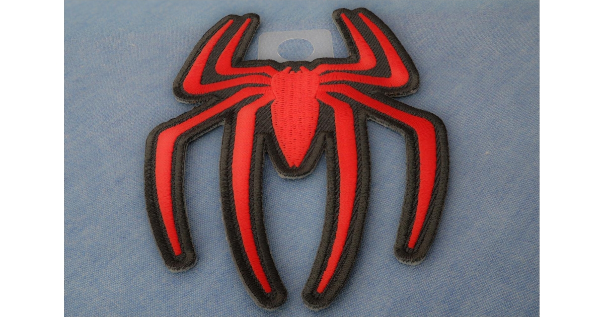 Spider Patches for Jackets - Sew or Iron on - Embroidered ...