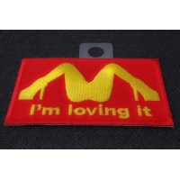 Naughty Iron on Patches with Embroidered Naughty Phrases