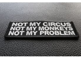 Iron on Saying Patches with Embroidered Phrases