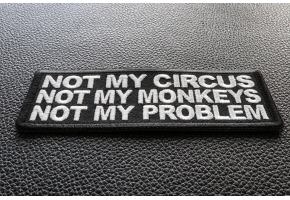 Iron on Saying Patches with Embroidered Phrases