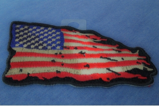 Iron on Embroidered Flag Patches