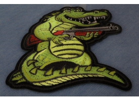 Iron on Patches with Embroidered Wild Animals
