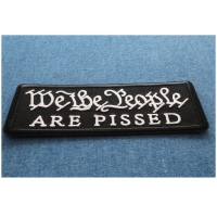 Patriotic saying patches