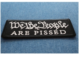 Patriotic saying patches