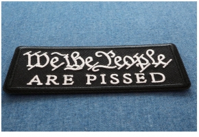 Patriotic saying patches