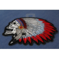 American Indian Skull Patch Designs