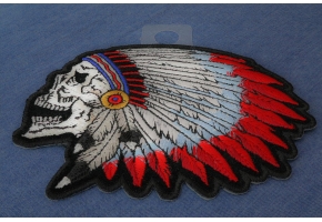 American Indian Skull Patch Designs