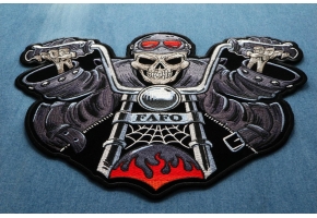 Large Skull Back Patches