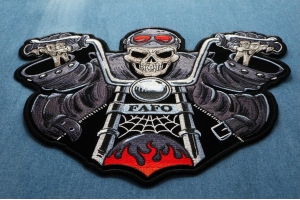 Large Skull Back Patches