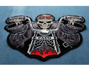 Large Skull Back Patches