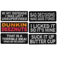 Funny Patches to decorate clothing