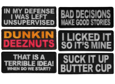 Funny Patches to decorate clothing