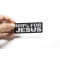 100 Percent For Jesus Patch 100 Percent For Jesus Christian Patch shown on hand for size comparison