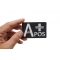 A POSITIVE Blood ID Patch A POSITIVE Blood Type Patch, Iron on Patch, Embroidered shown on hand for size comparison