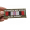 Afghanistan War Veteran US Army Patch Rect | US Military Veteran Patches Afghanistan War Veteran US Army Patch, Military Vet Patches shown on hand for size comparison
