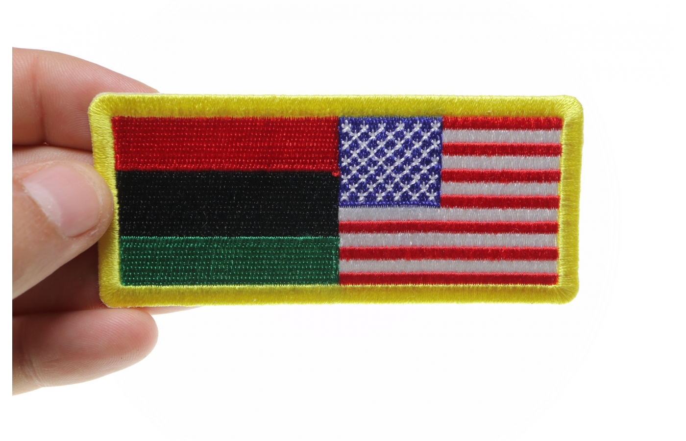 African American Iron On Flag Patch Embroidered Patches by Ivamis Patches