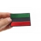 African Flag Patch | Embroidered Patches African Flag Patch shown on hand for size comparison