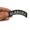 Alabama Patch Alabama Patch Iron on State Rocker shown on hand for size comparison