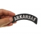 Arkansas Patch Arkansas Patch Iron on State Rocker shown on hand for size comparison