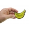 Bananas Patch | Embroidered Patches Bananas Funny Iron on Patch shown on hand for size comparison