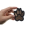 Canine Paw Print Iron on Patch Canine Paw Print Iron on Patch shown on hand for size comparison