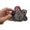Biker Dude Ace Of Spades, 8 Ball, Dice And Fun Small Patch | Skull Patches Biker Skull Dice 8 Ball and Ace of Spades Patch, Biker Skull Patches shown on hand for size comparison