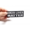 Biker Lives Matter Patch Biker Lives Matter Patch, Biker Saying Patches shown on hand for size comparison