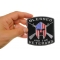 Blessed Are The Veterans American Flag Spartan Patch Blessed Are The Veterans American Flag Spartan Patch shown on hand for size comparison