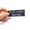 Blue Lives Matter Patch Blue Lives Matter Patch with Blue Line shown on hand for size comparison