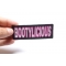 Bootylicious Patch | Embroidered Patches Bootylicious Patch, Funny Patches for Adults shown on hand for size comparison