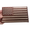 Brown Subdued American Flag Patch Brown Subdued American Flag Patch shown on hand for size comparison