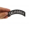 California Patch California Patch Iron on State Rocker shown on hand for size comparison