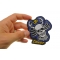 Cancer Skull Zodiac Sign Patch Cancer Skull Zodiac Sign Patch, Skull Patches shown on hand for size comparison