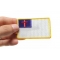 Christian Flag Small Patch | Embroidered Patches Christian Flag Small Patch shown on hand for size comparison