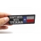 Don't Mess With Texas Patch With Flag shown on hand for size comparison
