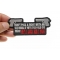Don't Pick A Fight With An Old Man Patch | US Military Veteran Patches Don't Pick A Fight With An Old Man If He's Too Old to Fight He'll Just Kill You Patch, Biker Sayings shown on hand for size comparison