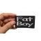 Fat Boy Patch | Embroidered Patches Fat Boy Patch, Biker Sayings shown on hand for size comparison