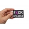 FCK Epilepsy Patch FCK Epilepsy Patch shown on hand for size comparison