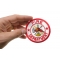 Fire Department Circle Patch | Embroidered Patches Fire Department Circle Patch shown on hand for size comparison