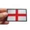 Flag Of England Patch Flag Of England Patch shown on hand for size comparison