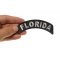Florida Patch Iron on State Rocker shown on hand for size comparison